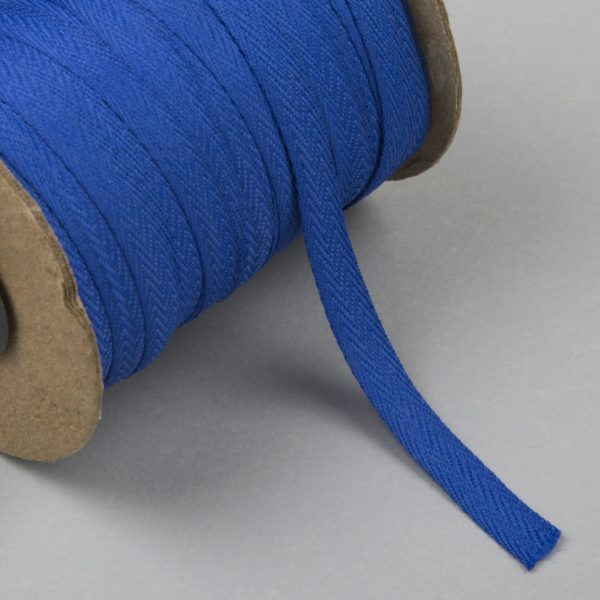 Cinta Palmita de Poliéster Azul Rey 10 mm. Rollo de 100 mts