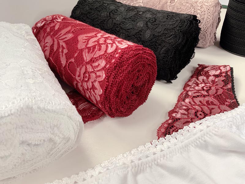 Insumos para confección de ropa interior