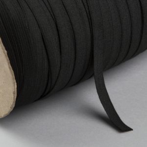 Elástico Crochet Negro de 11 mm Rollo de 200 mts