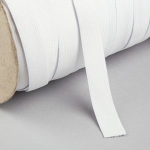 Elástico Crochet Blanco de 20 mm Rollo de 200 mts